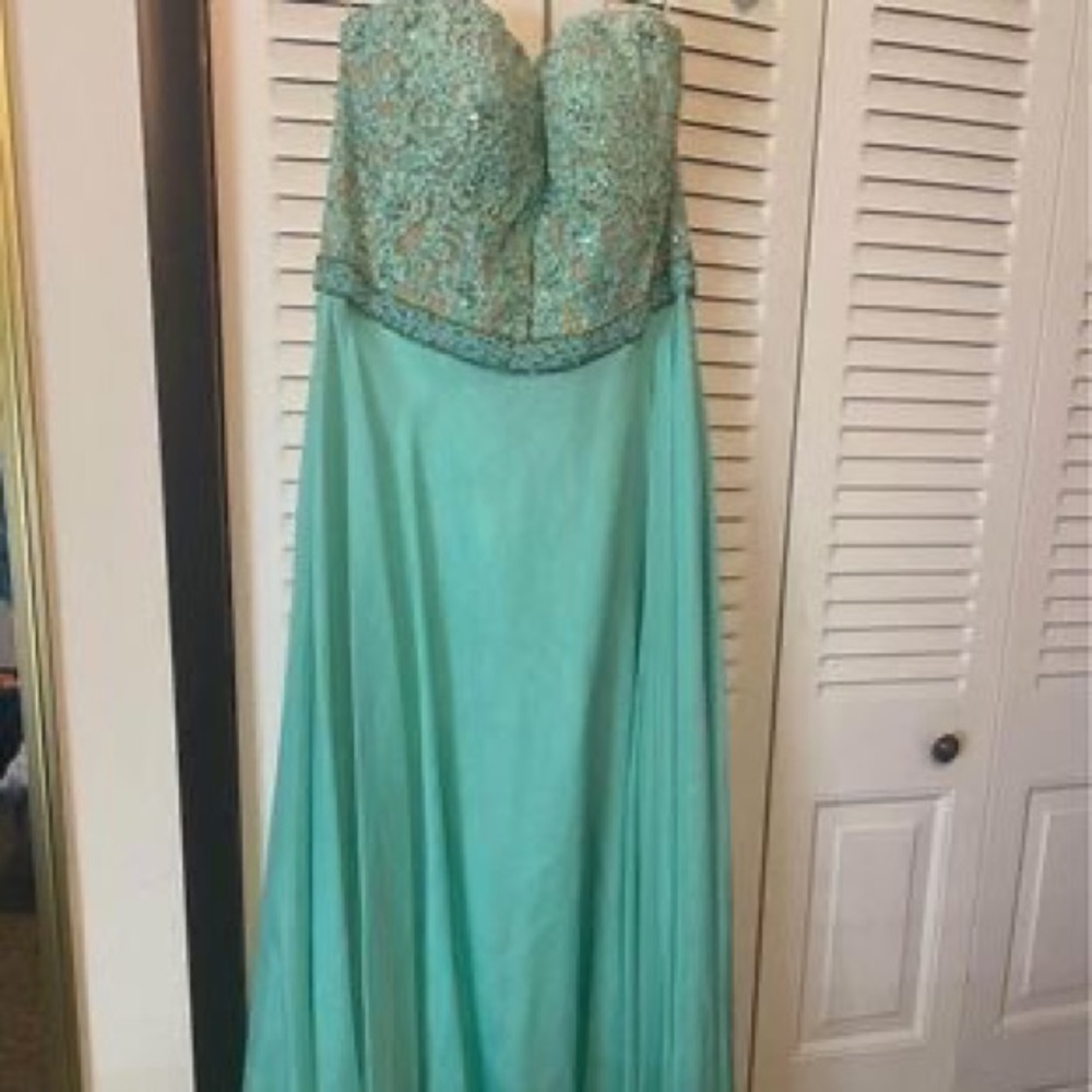 Floor length gown
